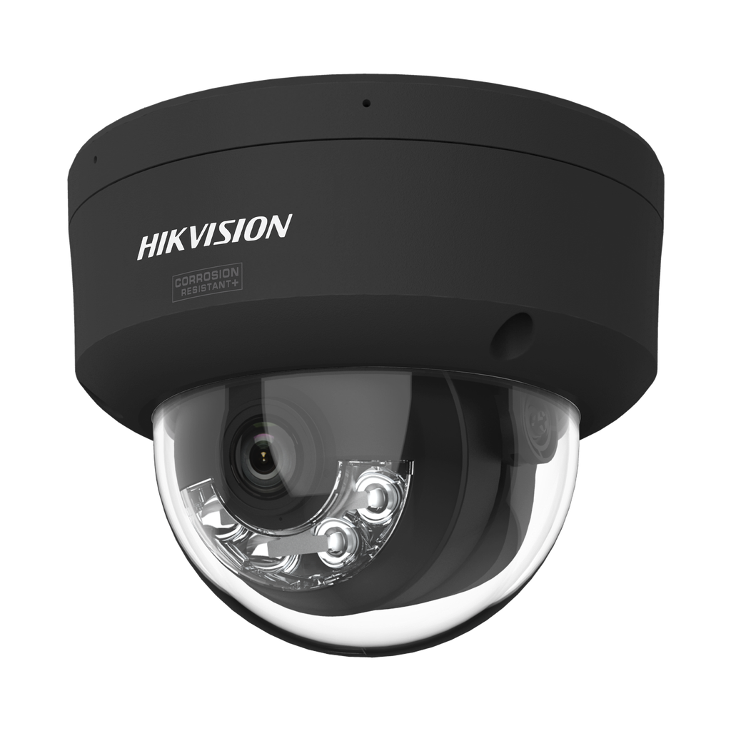 [Dual Light + ColorVu 3.0 + HikAI] Domo IP 6 Megapixel / Lente 2.8 mm / 30 mts IR + Luz Blanca / 2 Microfonos Integrados / Exterior IP67 / WDR 130 dB / ACUSENSE 3.0 / Metal / NEMA 4X / ACUSEARCH - HIKVISION DS-2CD2167G3-LIS2UY(BLACK)