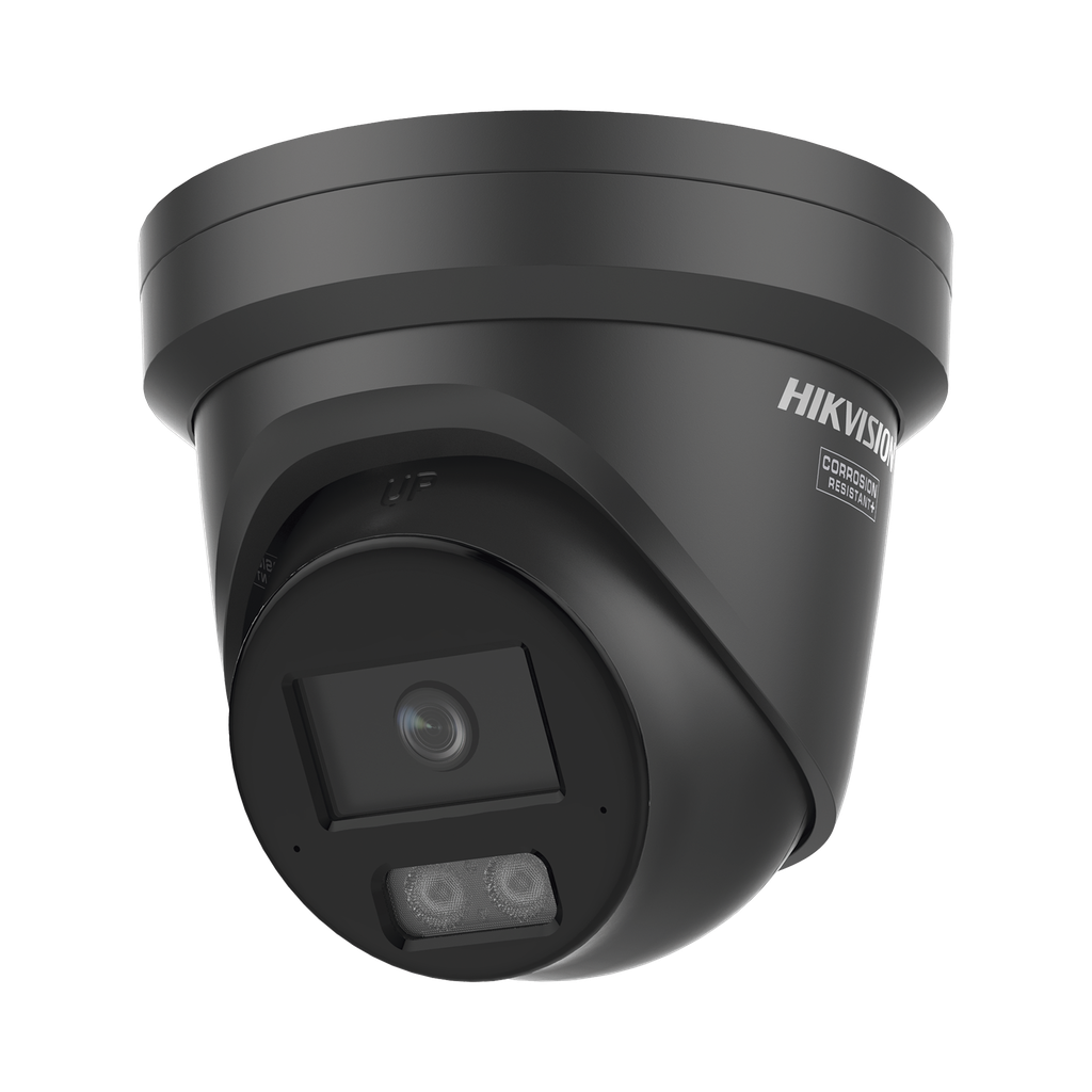 [Dual Light + ColorVu 3.0 + HikAI] Turret IP 6 Megapixel / Lente 2.8 mm / 30 mts IR + Luz Blanca / 2 Microfonos Integrados / Exterior IP67 / WDR 130 dB / ACUSENSE 3.0 / Metal / NEMA 4X / ACUSEARCH