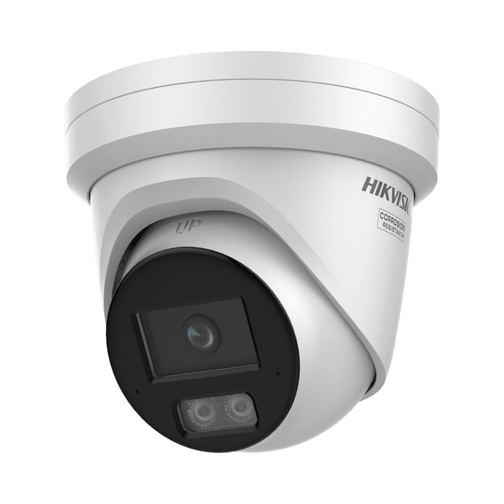 [Dual Light + ColorVu 3.0 + HikAI] Turret IP 8 Megapixel / Lente 2.8 mm / 30 mts IR + Luz Blanca / 2 Microfonos Integrados / Exterior IP67 / WDR 130 dB / ACUSENSE 3.0 / Metal / NEMA 4X / ACUSEARCH - HIKVISION DS-2CD2387G3-LI2UY