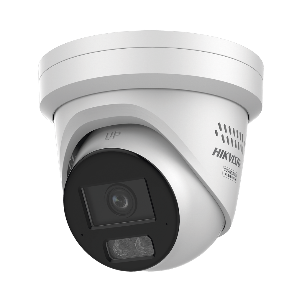 [Dual Light + ColorVu 3.0 + HikAI] Turret IP 8 Megapixel / Lente 2.8 mm / 30 mts IR + Luz Blanca / 2 Microfonos Integrados / Exterior IP67 / Estrobo Luz Blanca / WDR 130 dB / ACUSENSE 3.0 / Metal / NEMA 4X / ACUSEARCH - HIKVISION DS-2CD2387G3-LIS2UY-SL