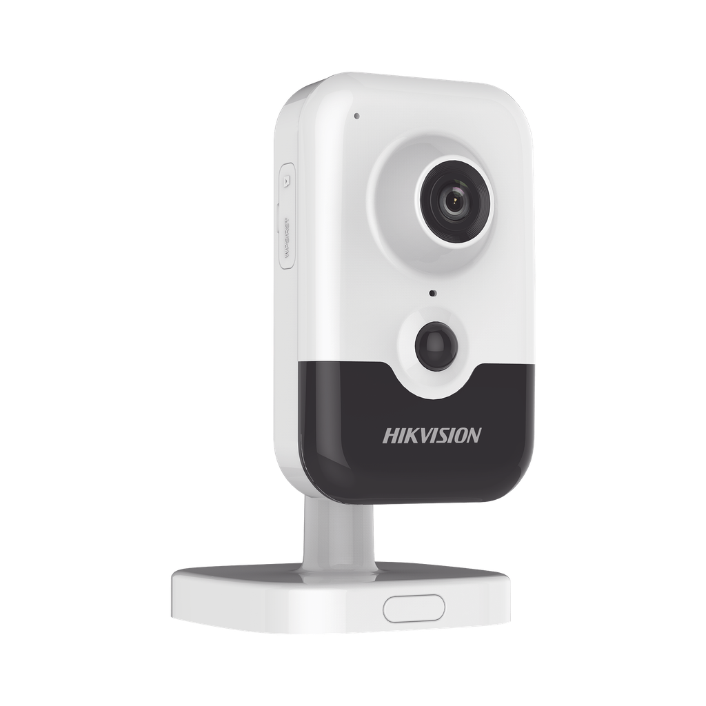 Cubo IP 4 Megapixel / Serie PRO / Lente 2.8 mm / 10 mts IR EXIR / PoE / Sensor PIR / H.265+ / Interior / Audio de Dos Vías / PoE / MicroSD / ONVIF - HIKVISION DS-2CD2443G2-I