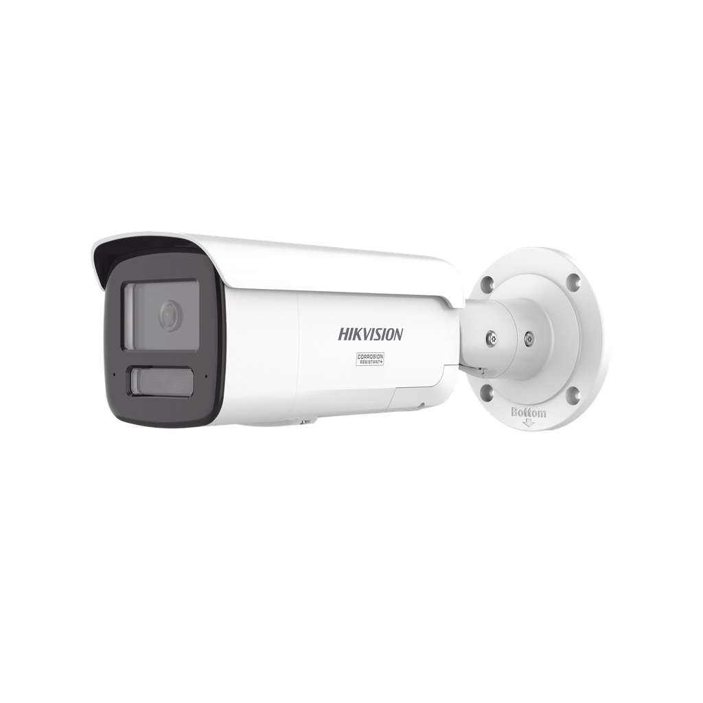 [Dual Light + ColorVu 3.0 + HikAI] Bala IP 4 Megapixel / Lente 4 mm / 60 mts IR + Luz Blanca / Exterior IP67 / WDR 130 dB / ACUSENSE 3.0 / Metal / NEMA 4X / ACUSEARCH - HIKVISION DS-2CD2T47G3-LIY