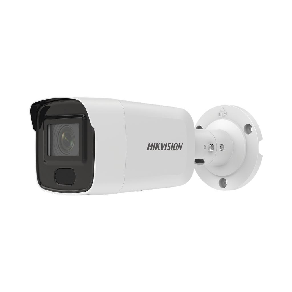 Bala IP 6 Megapixel / Lente 2.8 mm / 40 mts IR / Exterior IP67 / PoE / ACUSENSE / DARKFIGHTER / Alarmas y Audio I/O / ONVIF / Micro SD / 4 Analiticos: AcuSense, Deteccion Facial, Conteo de Personas por Cruce y Zona