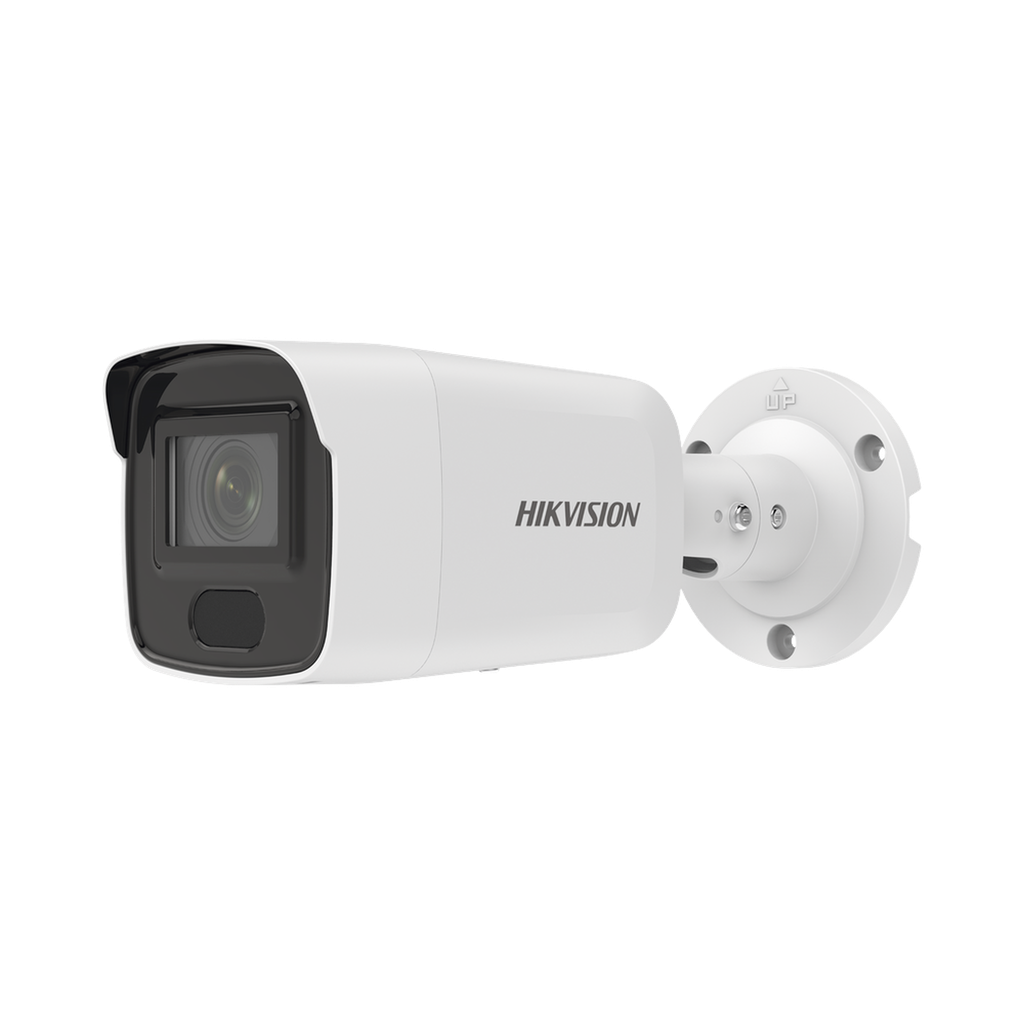 Bala IP 8 Megapixel / Lente 2.8 mm / 40 mts IR / Exterior IP67 / PoE / DARKFIGHTER / Alarmas y Audio I/O / ONVIF / Micro SD / 4 Analiticos: AcuSense, Deteccion Facial, Conteo de Personas por Cruce y Zona