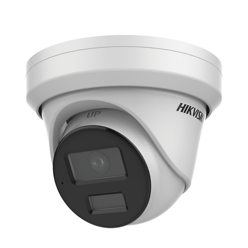 Turret IP 6 Megapixel  / Lente 2.8 mm / 40 mts IR / Exterior IP67 / Microfono Integrado / DARKFHGITER / PoE / Alarmas y Audio I/O / ONVIF / Micro SD / 4 Analiticos: AcuSense, Deteccion Facial, Conteo de Personas por Cruce y Zona