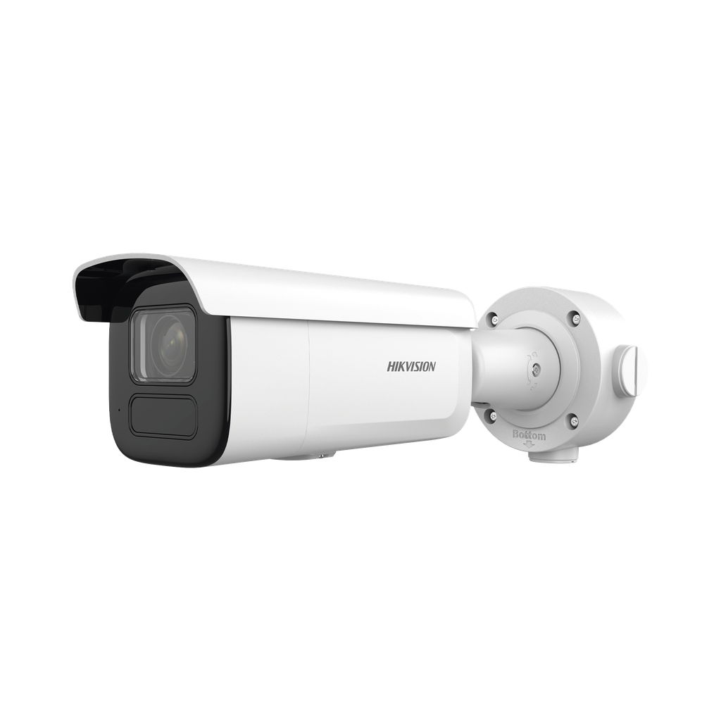 Bala IP 6 Megapixel / Lente Mot. 2.7 a 13.5 mm / 60 mts IR EXIR / Exterior IP67 / IK10 / DARKFIGHTER / PoE+ / Micro SD / Audio y Alarmas I/O / 4 Analiticos: AcuSense, Deteccion Facial, Conteo de Personas por Cruce y Zona