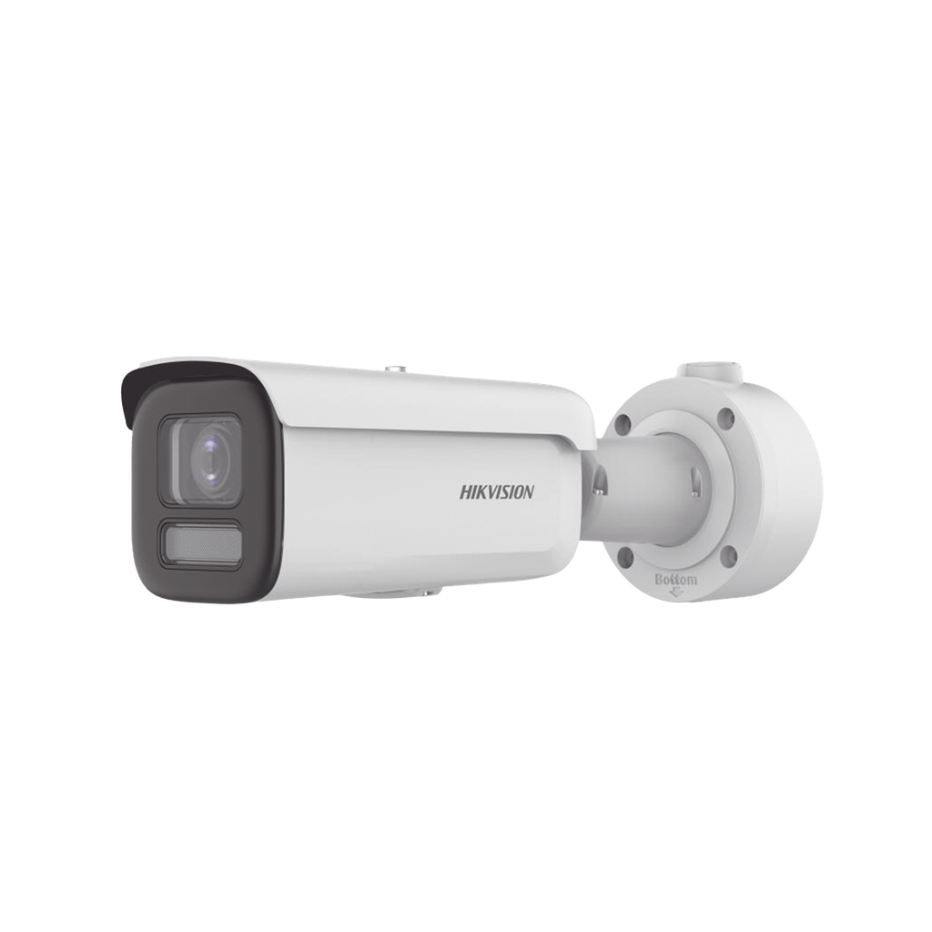 Bala IP 8 Megapixel / Lente Mot. 2.7 a 13.5 mm / Dual Light (60 mts IR + 60 mts Luz Blanca ) / Darkfighter S / Exterior IP67 / IK10 /WDR 130 dB / 4 Analíticos: AcuSense, Deteccion Facial, Conteo de Personas por Cruce y Zona - HIKVISION DS-2CD3686G2HT-LIZS
