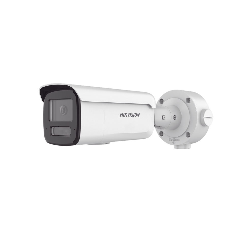 Bala IP 8 Megapixel / Lente 4 mm / Dual Light (60 mts IR + 60 mts Luz Blanca ) / Darkfighter S / Exterior IP67  / WDR 130 dB / 4 Analiticos: AcuSense, Deteccion Facial, Conteo de Personas por Cruce y Zona