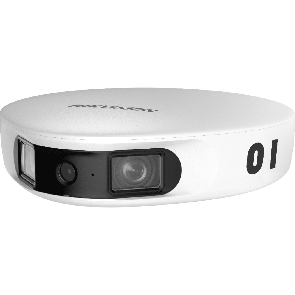 PanoVu Series / Vista Panorámica 180° / 32 Megapixel en Total / 2 Micrófonos Integrados / IP65 / PoE+ / Micro SD / Ideal para Grabar Partidos de Futbol - HIKVISION DS-2CD6982G0-U