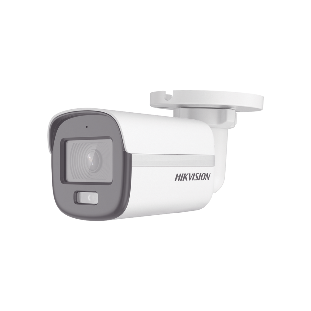 [ColorVu] Bala TURBOHD 2 Megapixel (1080p) / Imagen a Color 24/7 / Lente 2.8 mm / METAL / Luz Blanca 20 mts / Exterior IP67 / TVI-AHD-CVI-CVBS / dWDR - HIKVISION DS-2CE10DF0T-F
