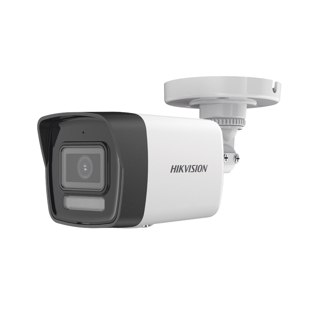 [Dual Light + ColorVu] Bala TURBOHD 3K (5 Megapixel) / Lente 2.8 mm / 30 mts IR + 20 mts Luz Blanca / Gran Angular 104.9° / Exterior IP67 / Micrófono Integrado / dWDR / 4 Tecnologías / Metal - HIKVISION DS-2CE16K0T-LFS
