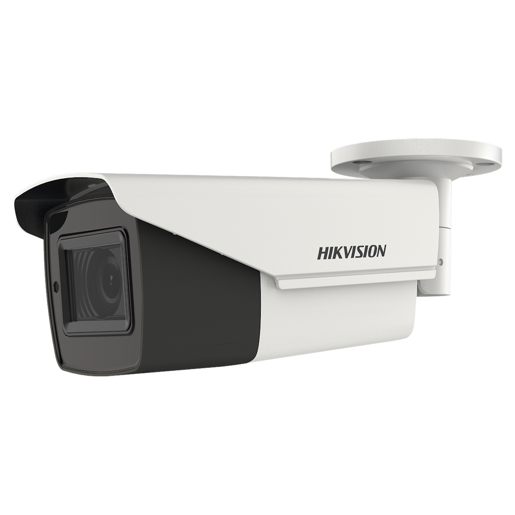 Bala TURBOHD 4K (8 Megapixeles) / Lente Mot. 2.7 a 13.5 mm / IR EXIR Inteligente 80 mts / Exterior IP67 / Soporta 12 Vcc & 24 VCA / dWDR - HIKVISION DS-2CE19U1T-AIT3ZF