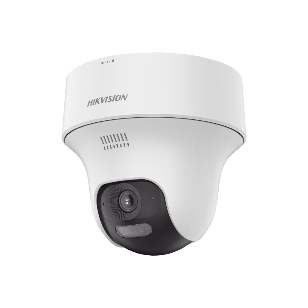 Turret PT  IP 2 Megapixel / Lente 2.8 mm / Dual Light (20 mts IR + 15 mts Luz Blanca) / Wi-Fi / IP54 / dWDR  / H.265 / Audio Bidireccional (Microfono y Bocina) / Micro SD