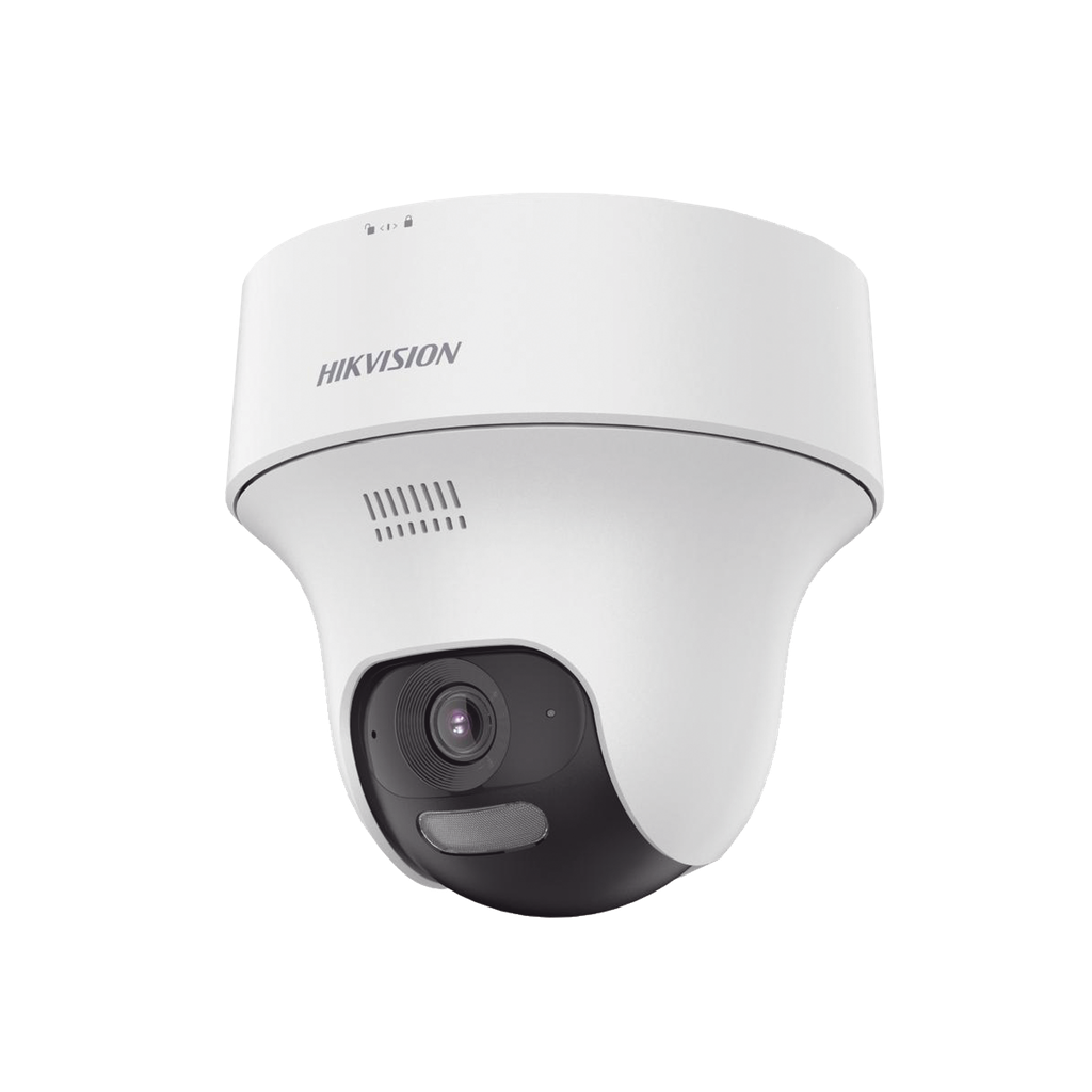 Turret PT IP 4 Megapixel / Lente 2.8 mm / Dual Light (20 mts IR + 15 mts Luz Blanca) / Wi-Fi / IP54 / dWDR / H.265 / Audio Bidireccional (Micrófono y Bocina) / Micro SD - HIKVISION DS-2CV1F43G2-LIDWF(B)
