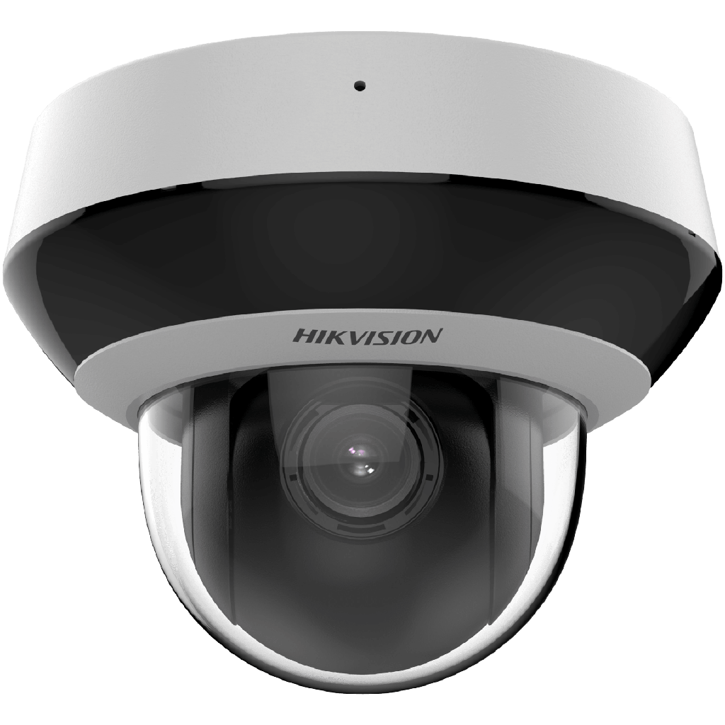 Mini Domo PTZ IP 6 Megapixel / 4X Zoom / Micrófono y Bocina Integrada / ACUSENSE / H.265+ / 20 mts IR EXIR / WDR / PoE / IK10 / IP66 / DarkFighter / / Micro SD - HIKVISION DS-2DE2A604IWG1-E