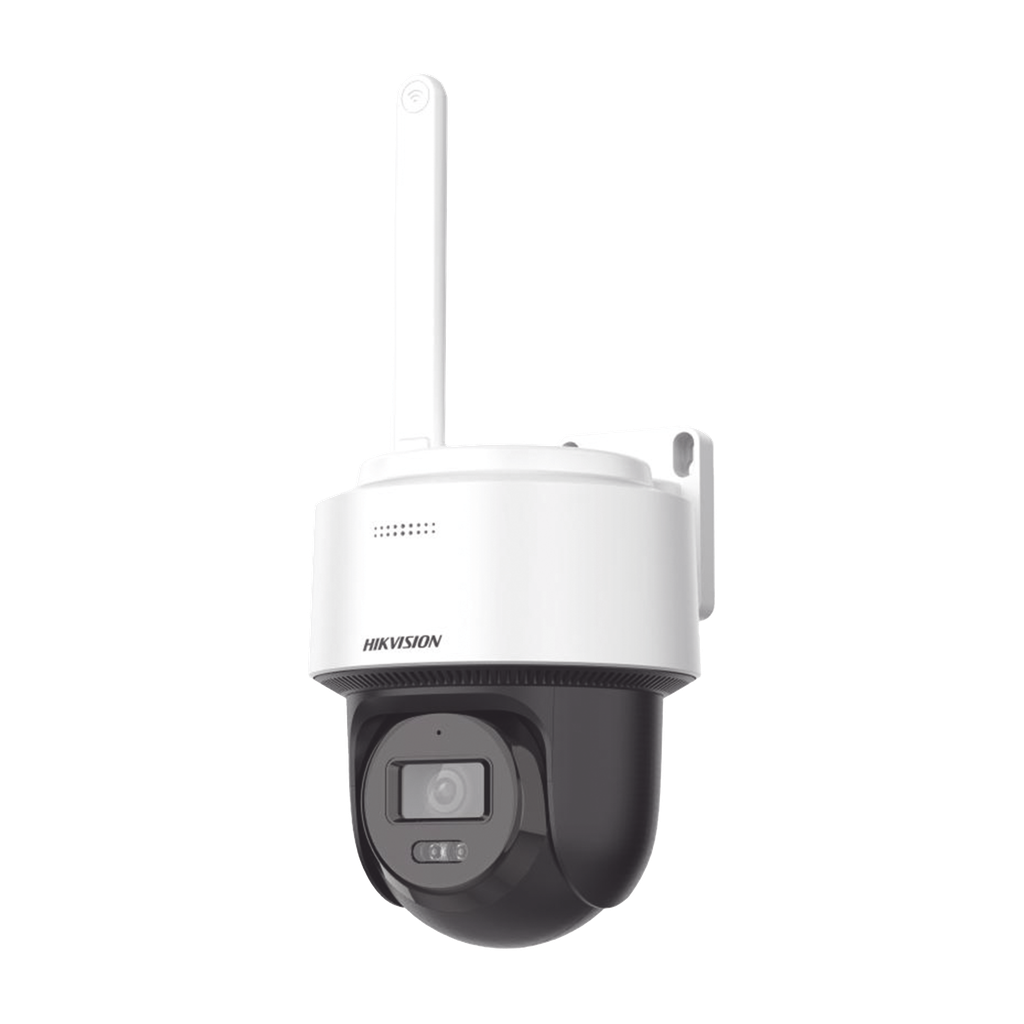 [FlexVu] PT IP 4 Megapixel / Lente 4 mm / 30 mts IR / Exterior IP66 / Wi-Fi / dWDR / H.265+ / ACUSENSE Lite / Autoseguimiento / Micrófono y Bocina Interconstruido / Micro SD / Se Conecta Directo a la App de Hik-Connect / Montaje Techo o Pared - HIKVISION DS-2DE2C400IWG-W(W)