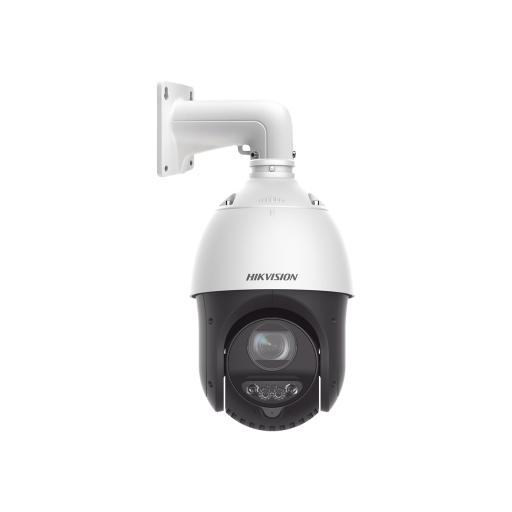 Domo PTZ IP 4 Megapixel / 25X Zoom / 100 mts IR / Exterior IP66 / DARKFIGHTER / ACUSENSE (Evita Falsas Alarmas) / Deteccion Facial / WDR 120 dB / Entrada y Salida de Audio y Alarmas / HLC / EIS / PoE+ / Micro SD