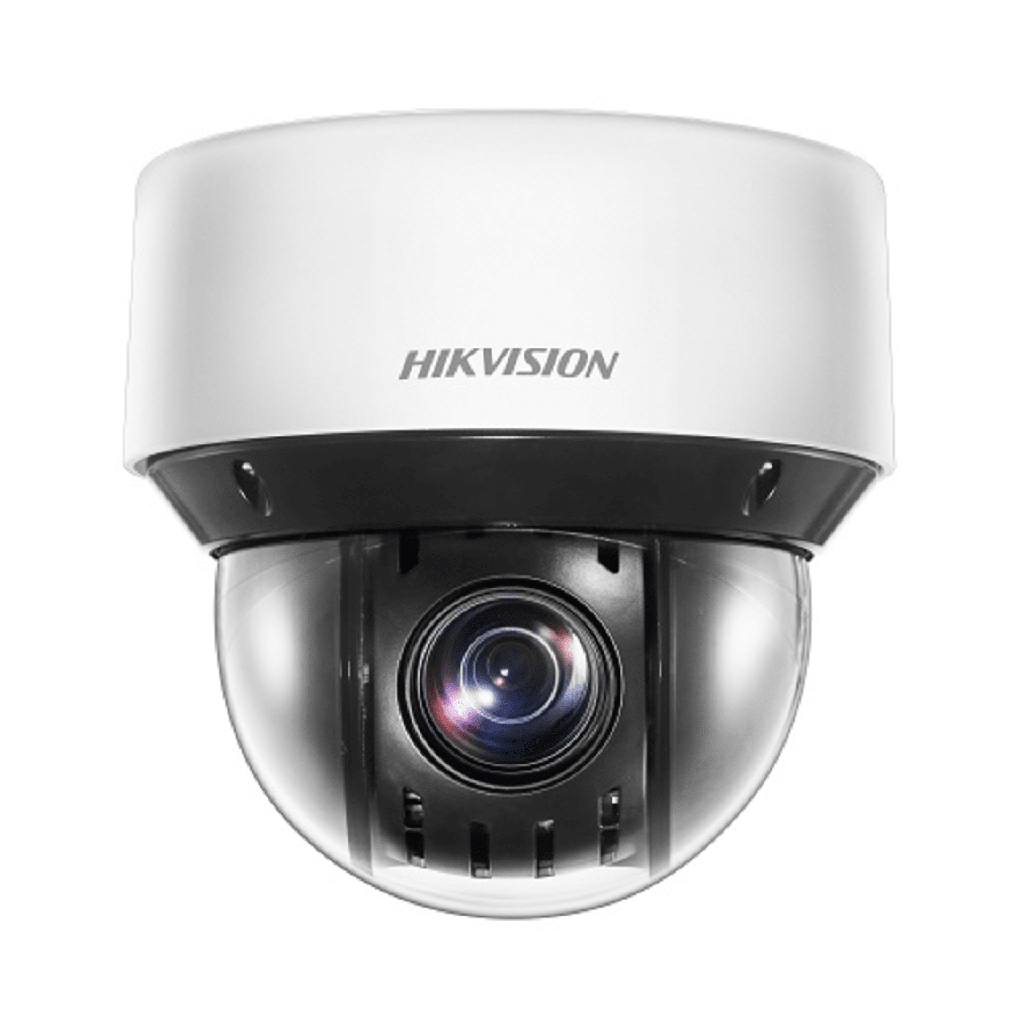 Mini Domo IP PTZ 4 Megapixel / 25X Zoom / 50 mts Luz Infrarroja Inteligente (Visión Nocturna) / Autoseguimiento / WDR 120 dB / PoE+ / IP66 / Ultra Baja Iluminación / MicroSD - HIKVISION DS-2DE4A425IWG1-E