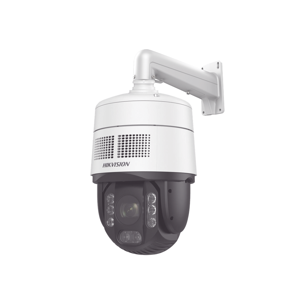 [ PROTECCION ACTIVA ] Domo PTZ IP 4 Megapixel / 32X Zoom / 200 mts IR / Potente Alerta Audible y Luz Estroboscopica hasta 100 Metros / ACUSENSE / IP67 / IK10 /  / Autoseguimiento 2.0 / Hi-PoE / DARKFIGHTER / Rapid Focus / Micro SD