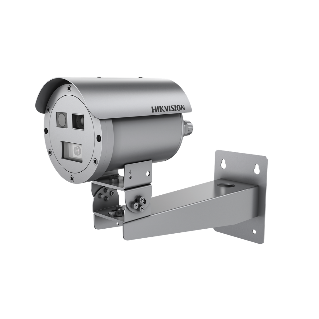 Bala IP Termica Dual / Termico 7 mm (256 X 192) + Optico 4 mm (4 MP) / Termometrica / Deteccion de Temperatura / IP68 / 30 mts IR / Antiexplosion / Anticorrosion