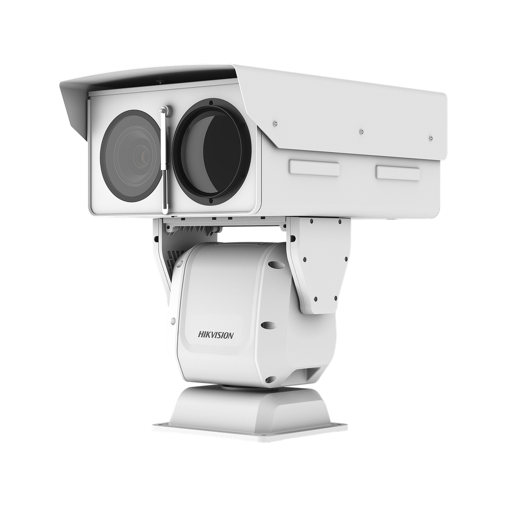 PTZ IP Punta de Poste / Lente Termico 36 - 190 mm (640 X 512) / Lente Optico 56X Zoom  /Exterior IP66 / 48 Vcc