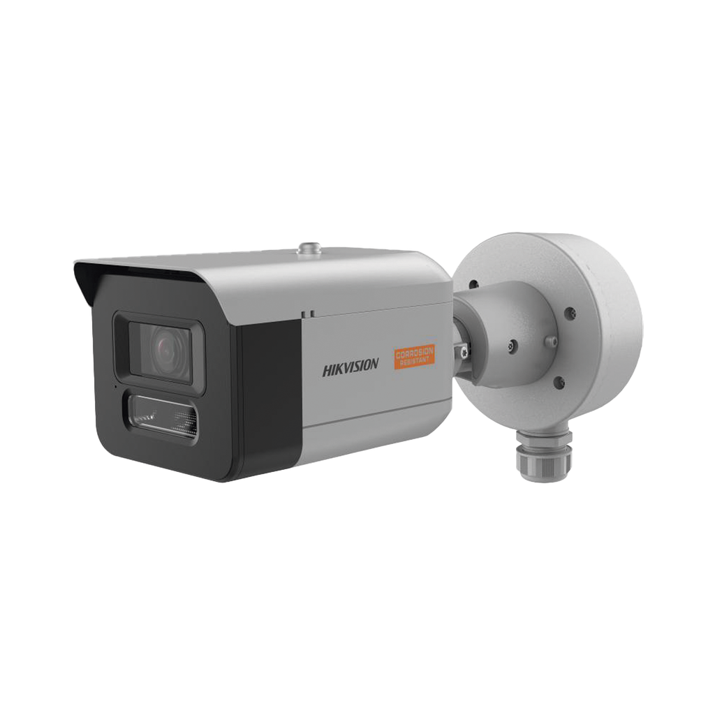 Bala IP 4 Megapixel / Lente 2.8 mm / Polimero Anticorrosivo (Ideal para Zonas Costeras o Alta Salinidad) / ColorVu / 40 Metros Luz Blanca / WDR 120 dB / Exterior IP68 / ONVIF / C5-M / NEMA 4X