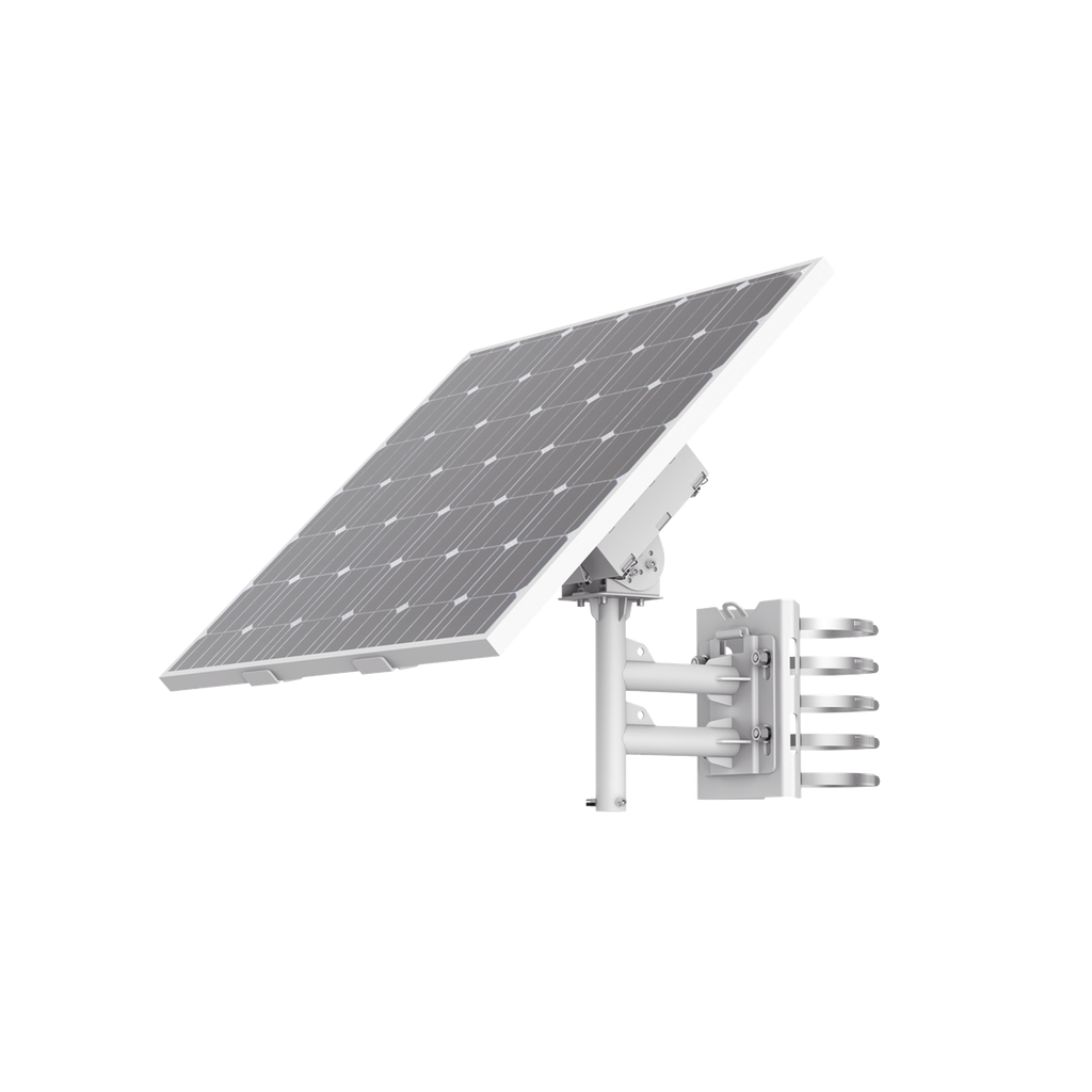 Kit Solar de alimentación / Panel Solar / Batería de Respaldo de Litio 360 Wh / 2 Salidas de 12 Vcd / Accesorios de Instalación / Uso en Exterior IP66 - HIKVISION DS-2XS6K01-C36S80