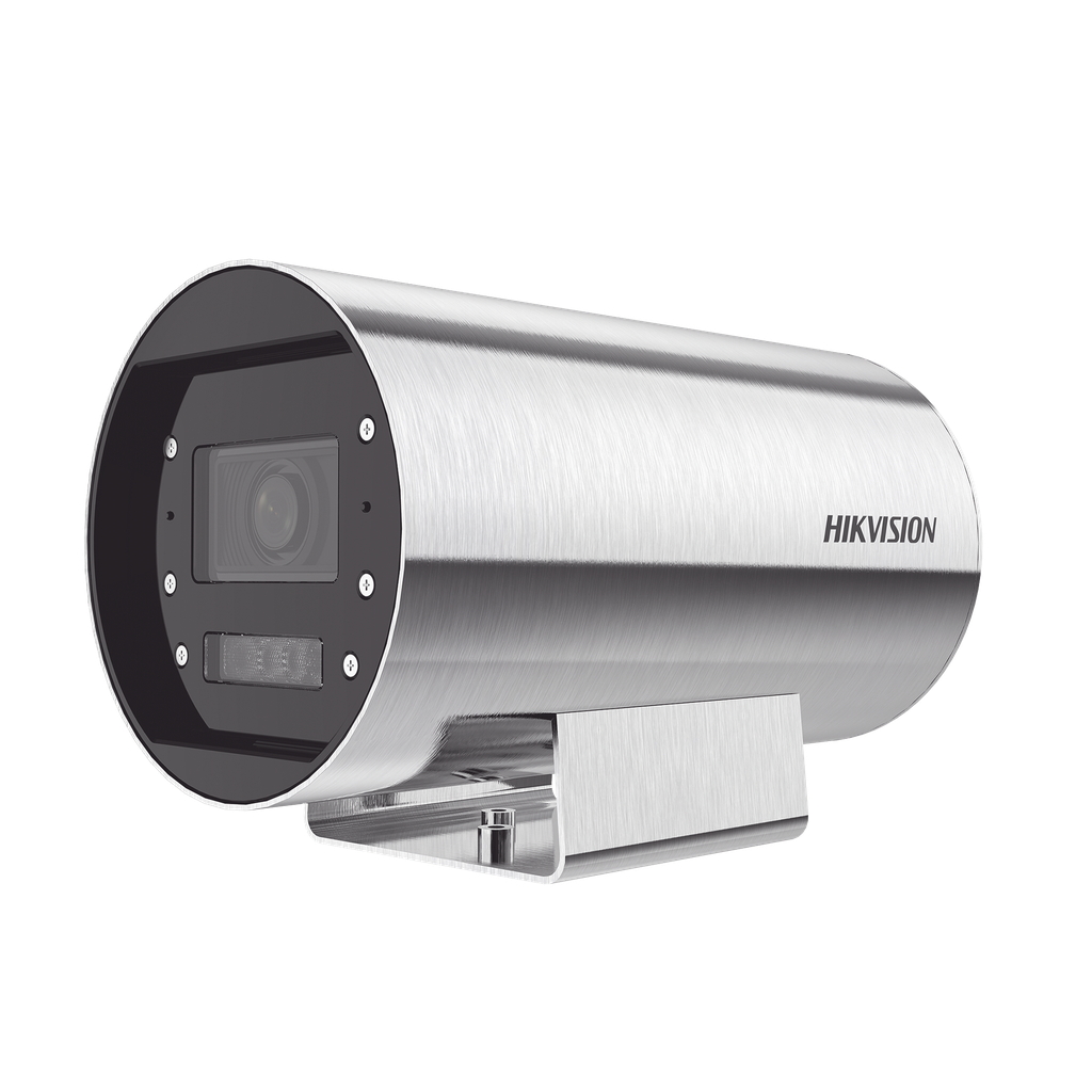 Bala IP 4 Megapixel / Lente Mot. 2.8 a 12 mm / Acero Inoxidable (304) / Altas Temperaturas (150∞C) / Refrigeracion por Agua / IP68 / Dual Light (30 mts IR + 20 mts Luz Blanca) / WDR 120 dB / ONVIF / PoE+ / Alarmas I/O / ACUSENSE