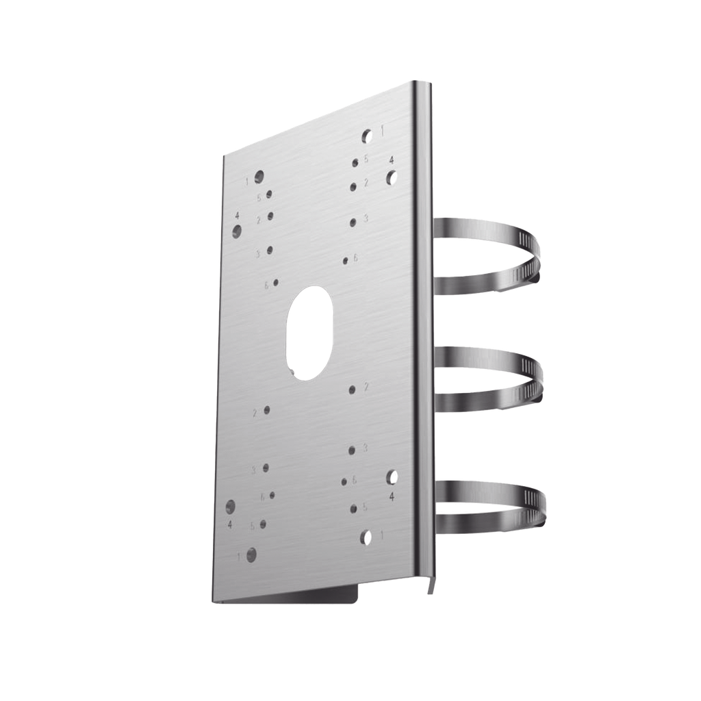 Adaptador de Poste para Montaje de Domos PTZ con Polimero Anticorrosion