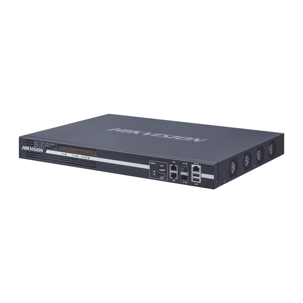 Decodificador de Vídeo de 4 canales con salida 4K / 4 Salidas HDMI / Soporta hasta 64 canales de Vídeo Simultáneos / Videowall - HIKVISION DS-6904UDI(C)