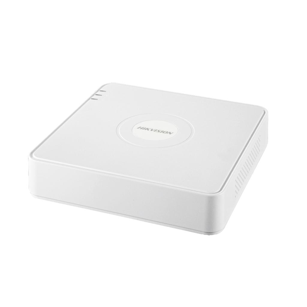 NVR 4 Megapixel (Compatible con Cámaras ACUSENSE) / 8 canales IP / 8 Puertos PoE /1 Bahía de Disco Duro / Salida de Vídeo Full HD - HIKVISION DS-7108NI-Q1-8P(D)