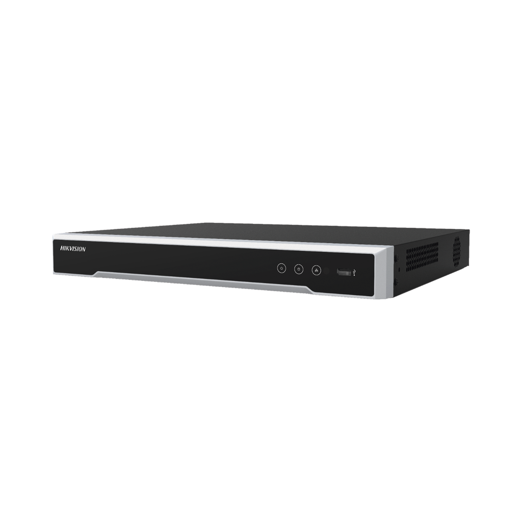 [Doble Poder de Decodificación] NVR 32 Megapixel (8K) / 8 Canales IP / 8 Puertos PoE+ / AcuSense / ANPR / Conteo de Personas / Heat Map / 2 Bahías de Disco Duro / HDMI en 8K / Soporta POS / Alarmas I/O / Smart Search - HIKVISION DS-7608NI-M2-8P
