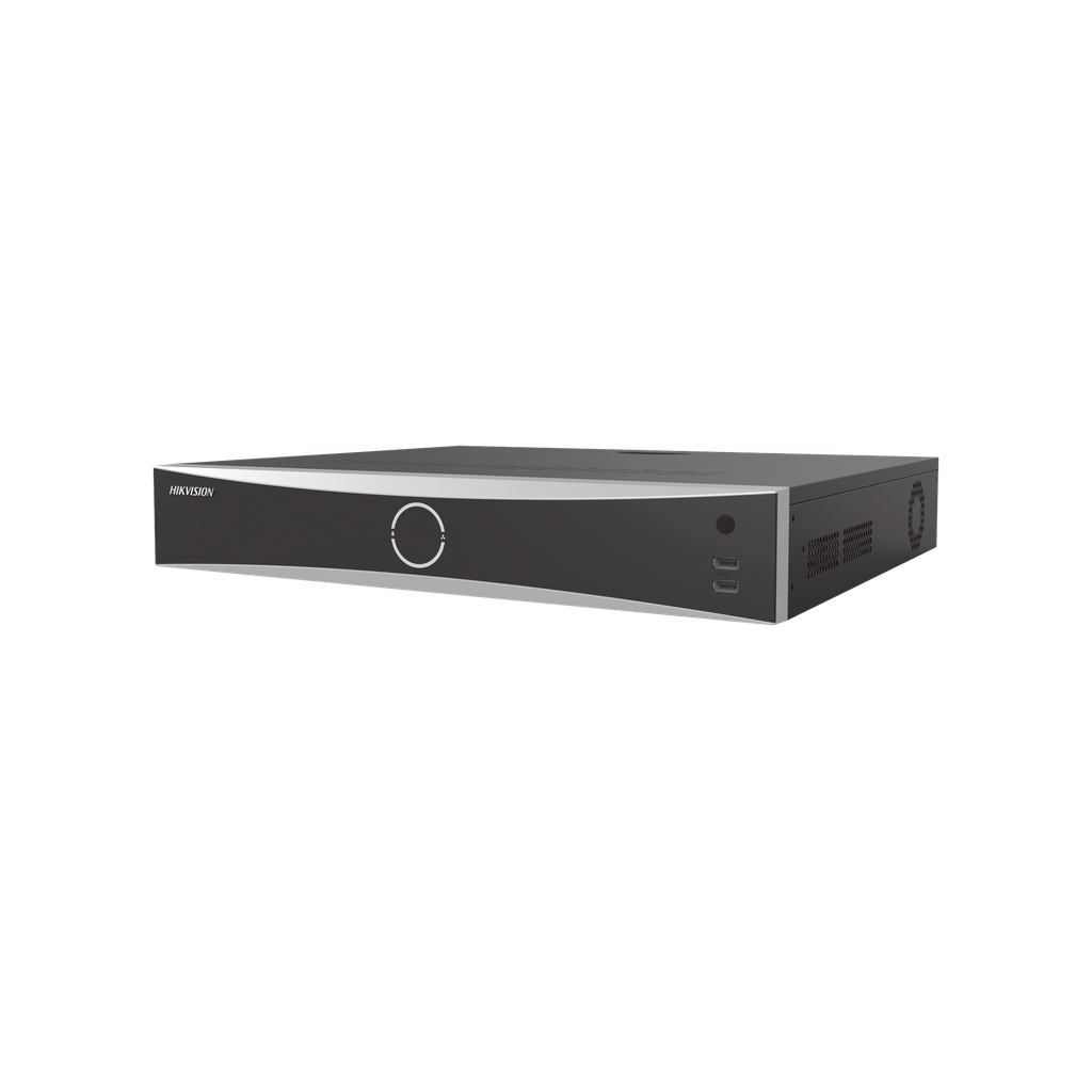 NVR 32 Megapixel (8K) / 16 Canales IP / 16 Puertos PoE+ / ACUSENSE / ANPR / Conteo de Personas / Reconocimiento Facial  / 4 Bahias de Disco Duro / Soporta POS / Alarmas I/O