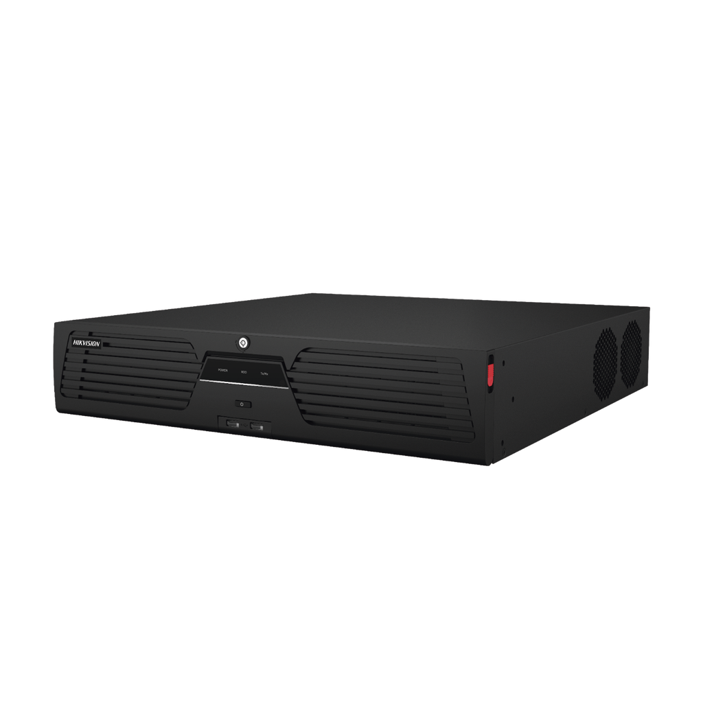 [Doble Poder de Decodificación] NVR 32 Megapixel (8K) / 64 Canales IP / AcuSense / ANPR / Conteo de Personas / Heat Map / 8 Bahías de Disco Duro / Soporta RAID con Hot Swap / 2 HDMI en 8K / Soporta POS / Alarmas I/O / Smart Search - HIKVISION DS-9664NI-M8