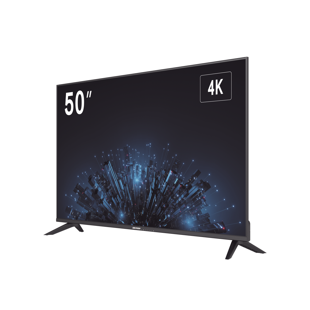 Monitor LED 4K de 50" / 3 Entradas HDMI / Compatible con Montaje VESA (200 X 200) / Bocinas Integradas / Uso 24/7 - HIKVISION DS-D5050U3-1V0S