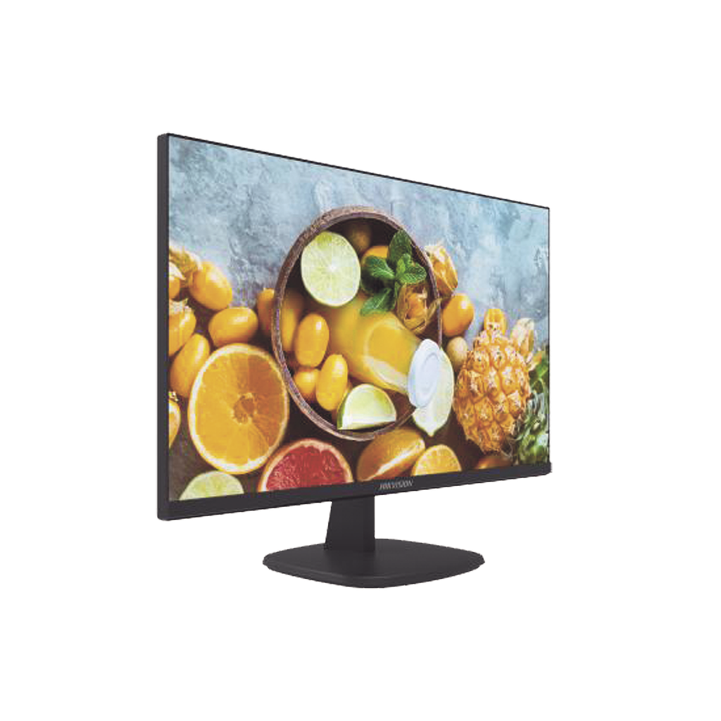 Monitor LED 4K de 27" / Ideal para CCTV, Oficina y Hogar / Entrada HDMI-DP / Montaje VESA (100 X 100) / Uso 24/7 / Backlight E-LED / Ultra Delgado - HIKVISION DS-D5227U3-1P0