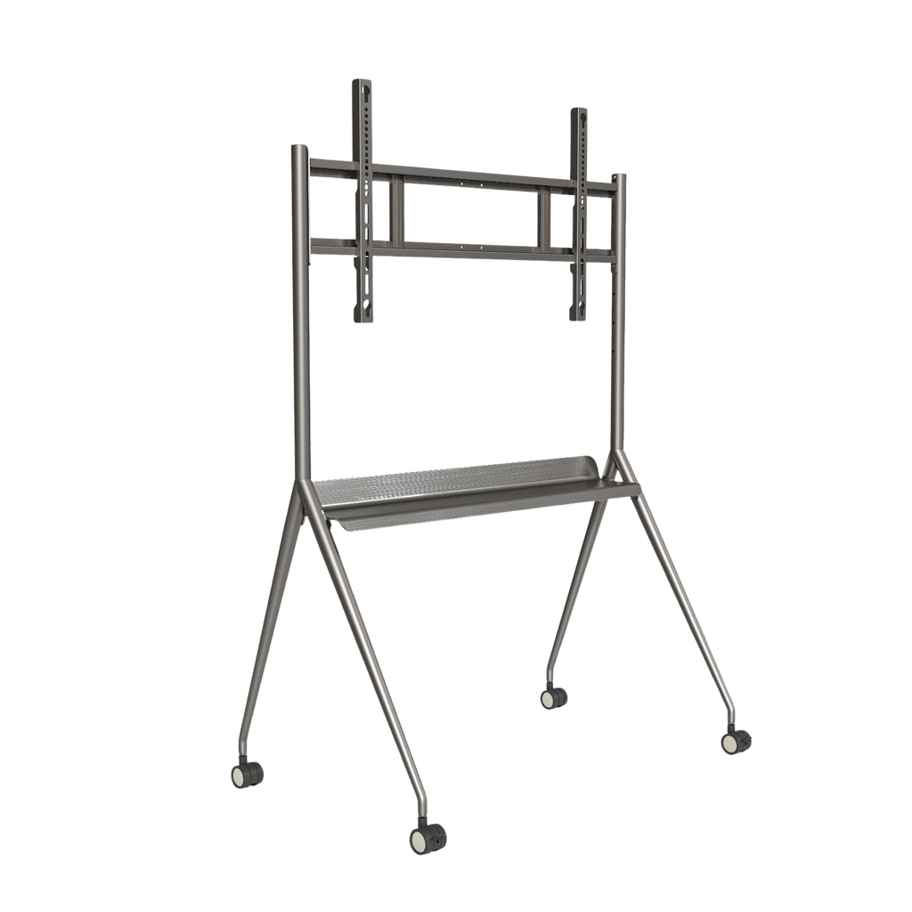 Montaje de Piso Móvil para Pantallas de 86" y 98" / Compatible con VESA / Incluye Soporte para Pantalla - HIKVISION DS-D5ABKY2-B
