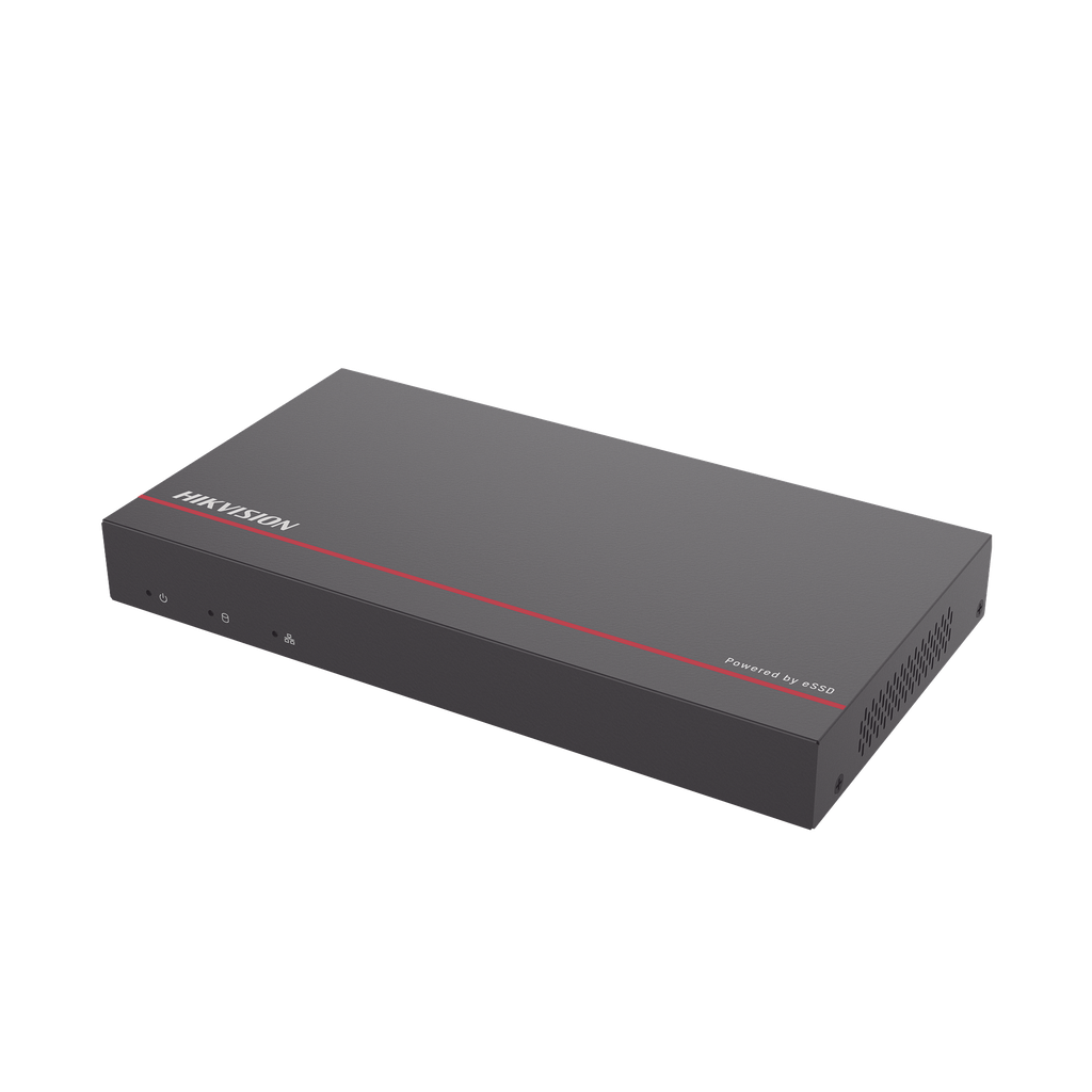 NVR + eSSD / 4 Megapixel / 8 Canales IP / 8 Puertos PoE+ / eSSD de 1 TB / ACUSENSE / DiseÒo Compacto y Cero Ruido