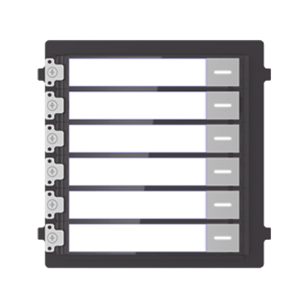 Módulo de Botones para Videoportero Modular Llamada de Un Solo Toque Soporta Hasta - HIKVISION DSKDKK