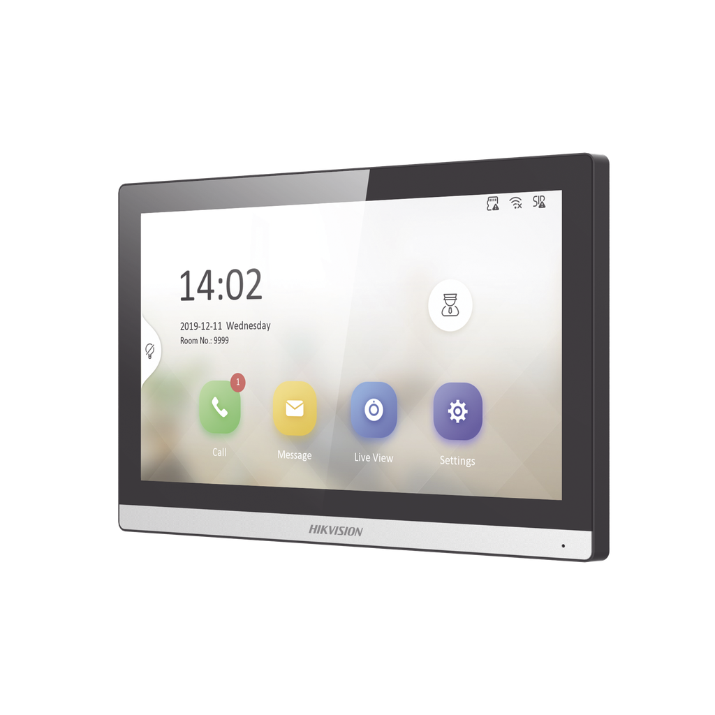 Monitor IP WiFi Touch Screen 7" Bisel DELGADO para Videoportero IP / Video en Vivo / PoE Estandar / Apertura Remota / Llamada Entre Monitores / Audio bidireccional / Borde slim