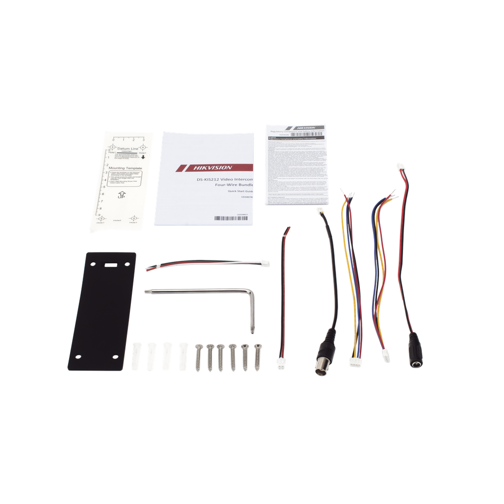 Bolsa de Accesorios para DS-KIS212 / DS-KIS213 - HIKVISION DS-KIS212-SPAREPART