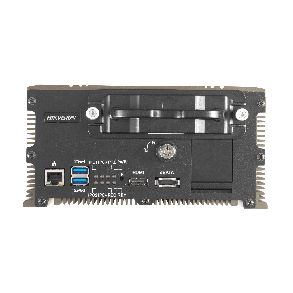 DVR Movil 2 Megapixel (1080p) / 4 Canales TURBOHD / Tecnologia IA Integrada / Soporta 4G / WiFi / GPS / Sensor G / Soporta 2 Memorias SD (512 GB c/u) / Alarmas I/O