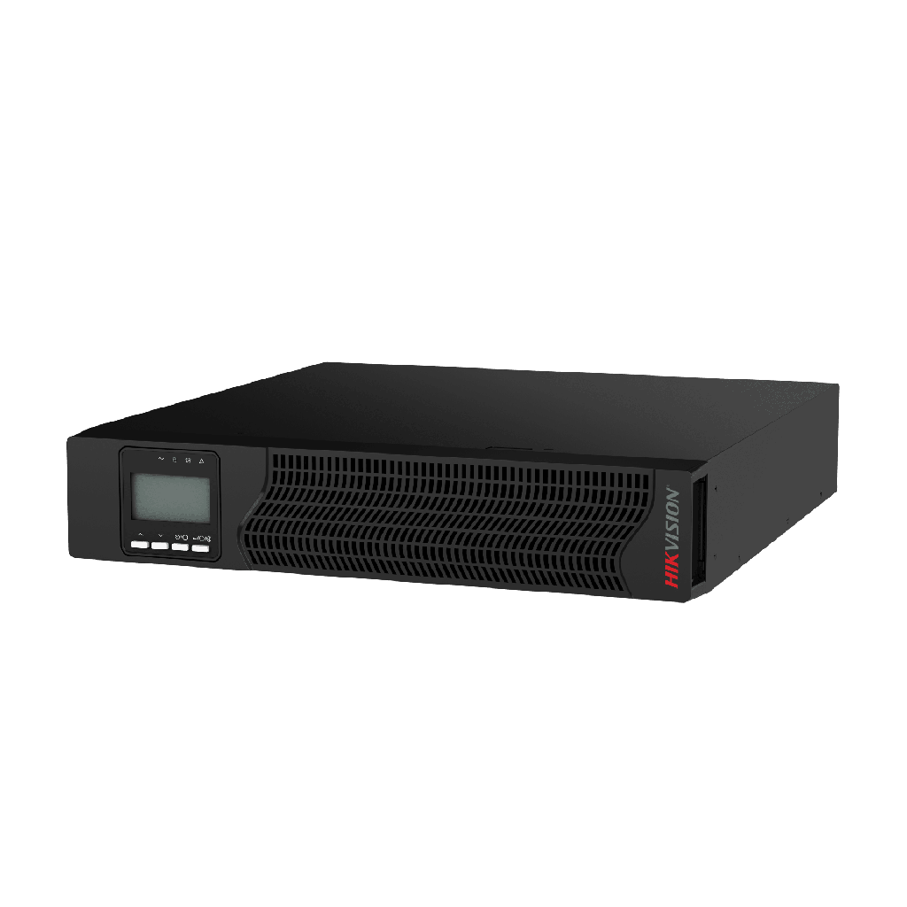UPS de 3000 VA / 2700 W / Online Doble Conversión / Entrada 120 Vca NEMA L5-30P / Onda Senoidal Pura / Tipo Torre o Rack / 8 Tomas NEMA 5-20R / Certificado UL - HIKVISION DS-UPS03K72-R-TJS-X