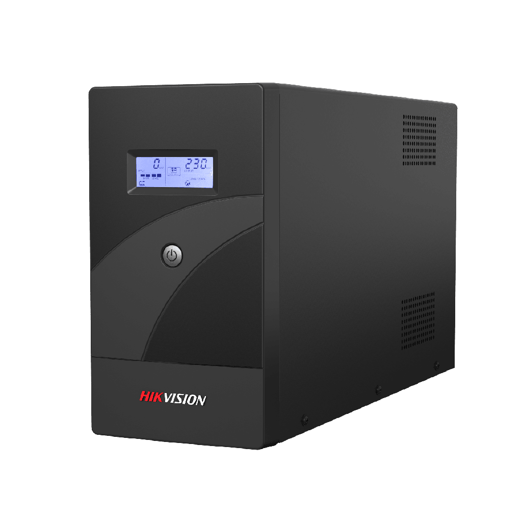 [DS-UPS2000-R-X] UPS de 2000 VA / 1200 W / Pantalla LCD / Protección Contra Sobrecarga y Descarga / Entrada y Salida 120 VCA / 4 Tomas NEMA 5-15R - HIKVISION DS-UPS2000-R-X