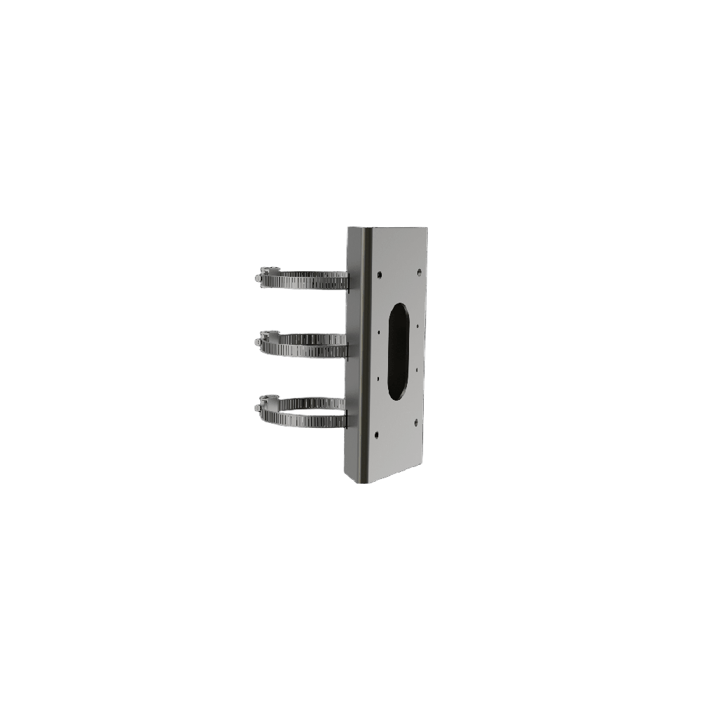 Soporte de Montaje Poste / Acero Inoxidable / Diámetro 67-127 mm/ Compatibilidad con DS-TCG406-E - HIKVISION DS1475ZJSUS-BJZ