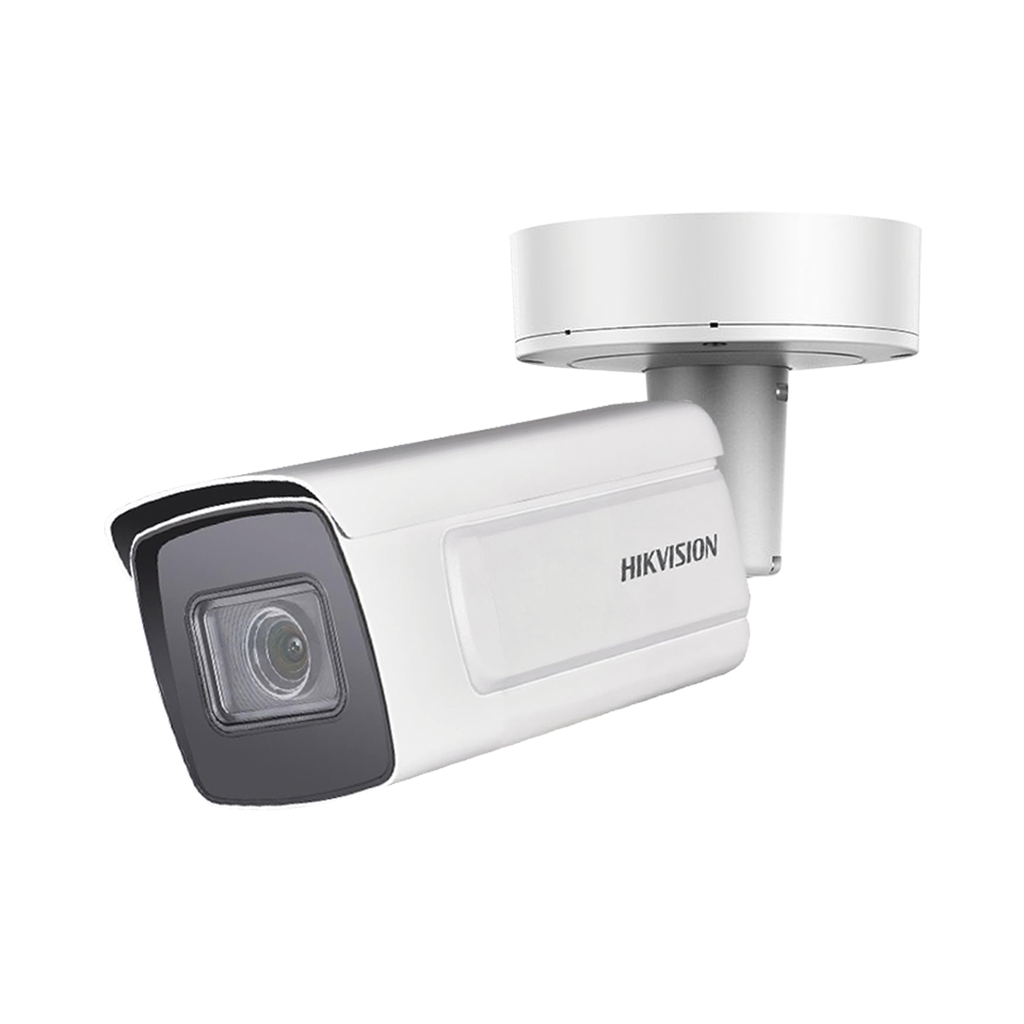 Bala IP 4 Megapixel / Lente Mot. 8 a 32 mm / Conteo de Personas / WDR 140 dB / DARKFIGHTER / IP67 / IK10 / 100 mts IR EXIR / Deteccion Facial / Busqueda por Atributos / MicroSD