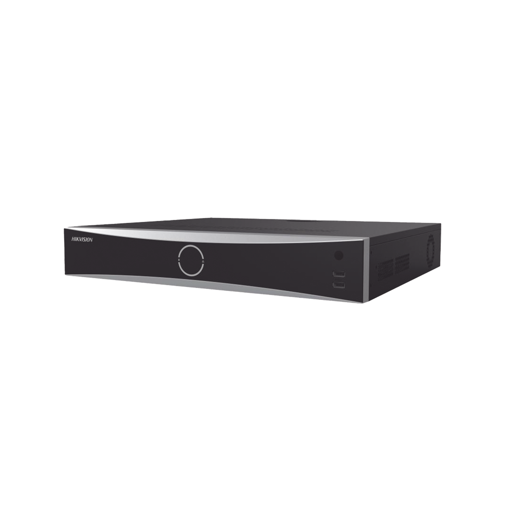 NVR 32 Megapixel (8K) / Reconocimiento Facial (Base de Datos) / 16 Canales IP / 4 Bahias de Disco Duro / HDMI en 8K / ACUSENSE / Soporta POS / AcuSearch