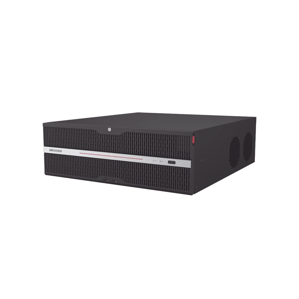 NVR 32 Megapixel (8K) / 64 Canales IP / 16 Bahias de Disco Duro / 2 Tarjetas de Red / Soporta RAID / HDMI en 4K / Soporta POS / Reconocimiento Facial / Bases de Datos / Hasta 100,000 Fotografias / AcuSearch