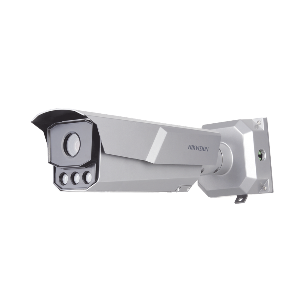 Bala IP 4 Megapixel / ANPR / Reconocimiento y Captura de Placas Vehiculares para Trafico de Alta Velocidad / 3 Carriles / DARKFIGHTER / WDR 140 dB / IP67 / IK10 / Lente Mot. 8 a 32 mm / 50 mts IR / Micro SD - HIKVISION IDS-TCM403-BI(G)-POE-0832
