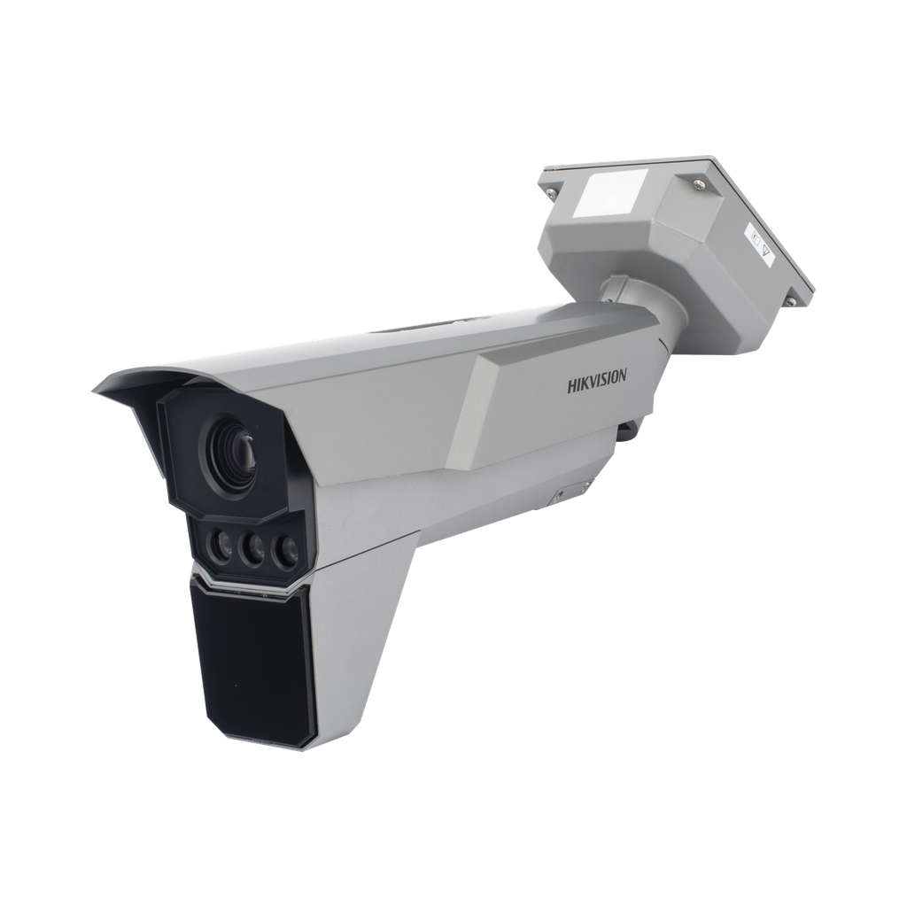 Bala IP 4 Megapixel / ANPR / Radar Interconstruido Medicion de 5 a 120 Km/h / Reconocimiento y Captura de Placas Vehiculares para Trafico de Alta Velocidad / DARKFIGHTER / WDR 140 dB / IP67 / IK10 / Lente Mot. 8 a 32 mm / 100 mts IR / MicroSD